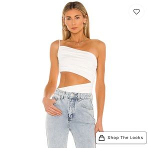 Veronica Cut Out Bodysuit in White